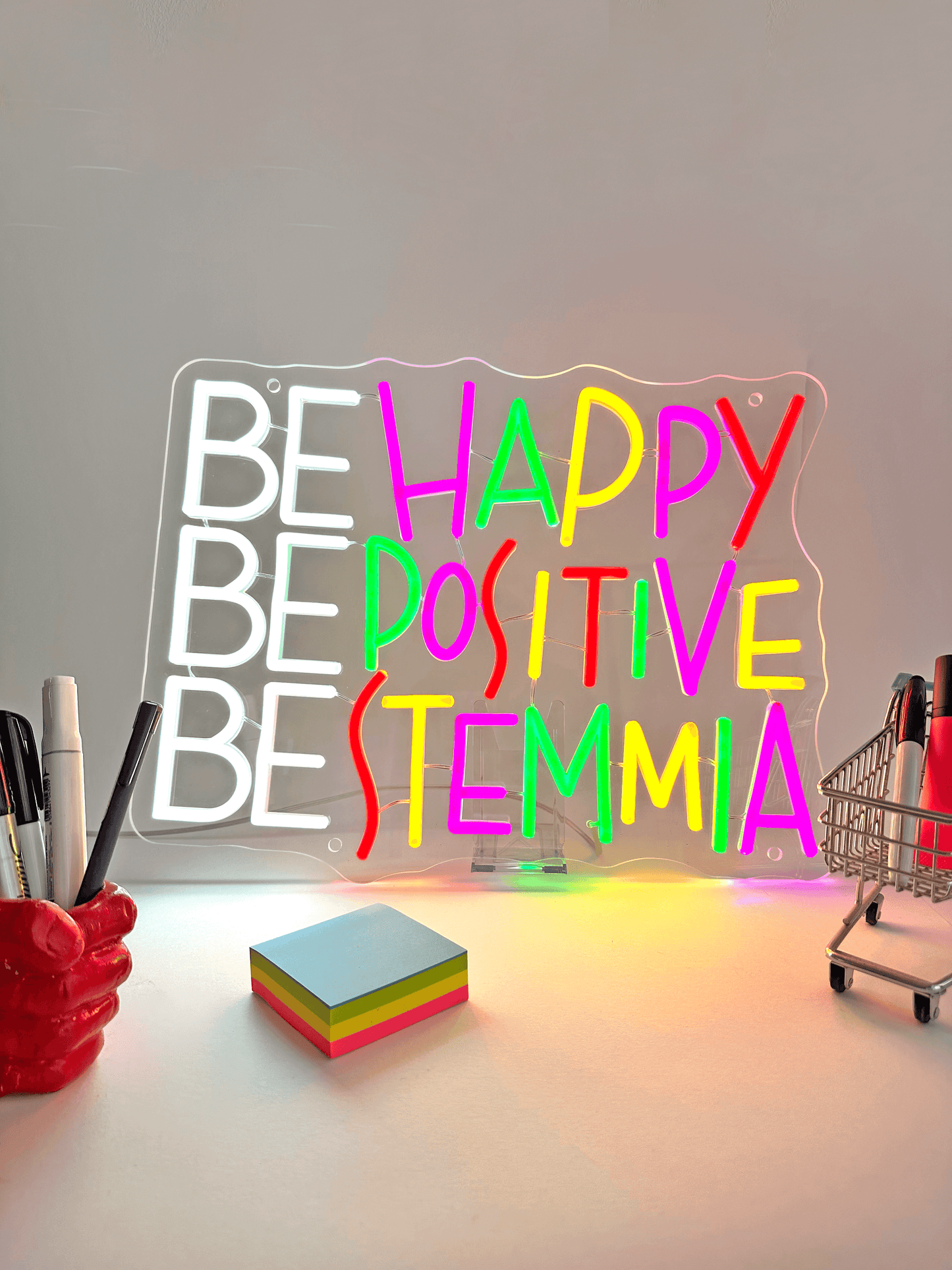 BE HAPPY BE POSITIVE BE STEMMIA
