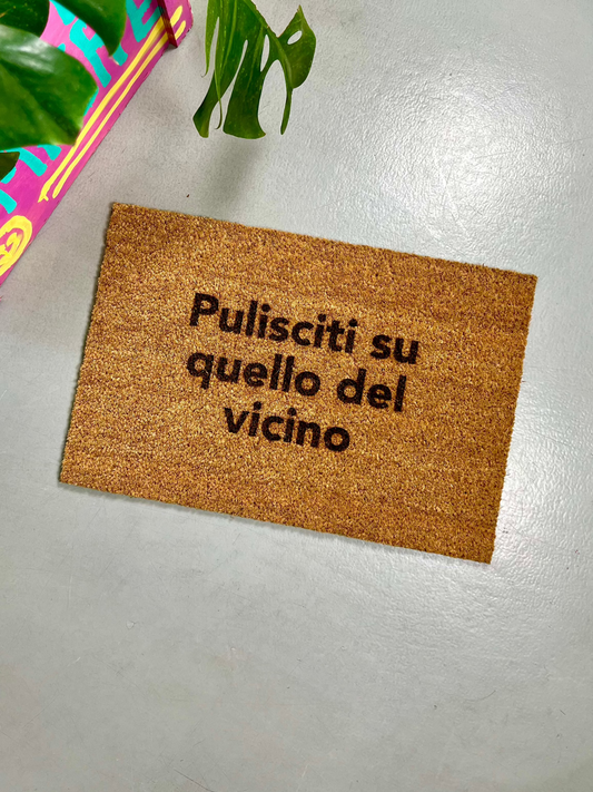Zerbino "Pulisciti su quello del vicino"