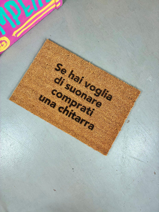 Zerbino "Se hai voglia di suonare comprati una chitarra"