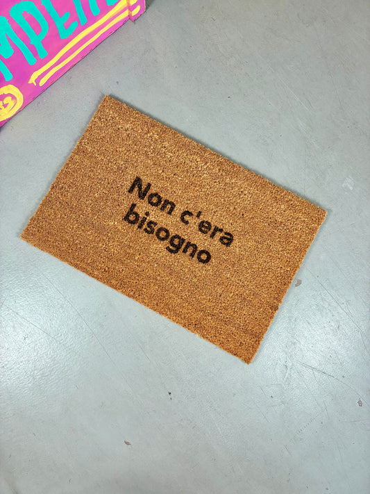 Zerbino "Non c'era bisogno"