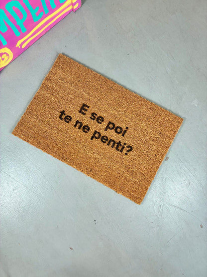 Zerbino "E se poi te ne penti?"