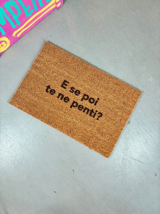 Zerbino "E se poi te ne penti?"