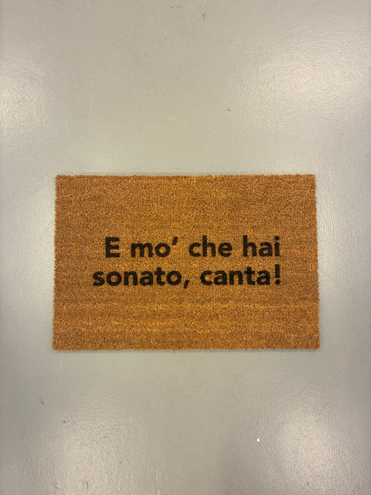 Zerbino "E mo’ che hai sonato, canta!"