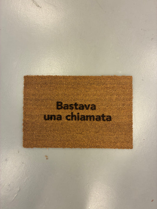 Zerbino "Bastava una chiamata" (bruciacchiato)