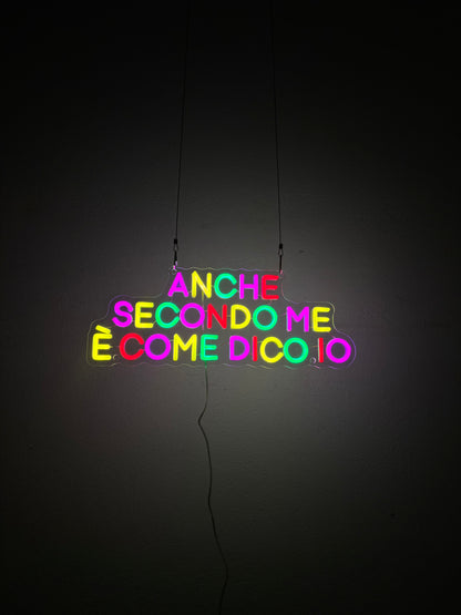 ANCHE SECONDO ME  È COME DICO IO (con graffi)