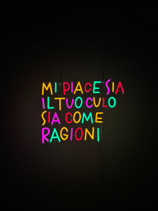 MI PIACE SIA IL TUO CULO SIA COME RAGIONI (bruciacchiato)