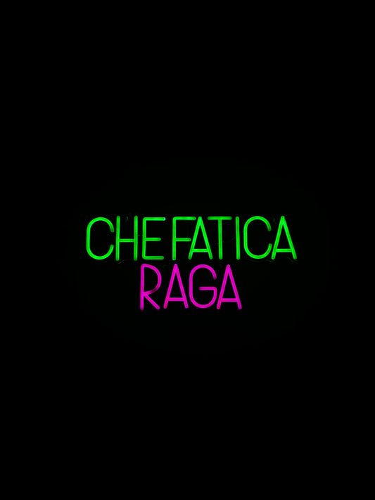 CHE FATICA RAGA (bruciacchiata con graffi)