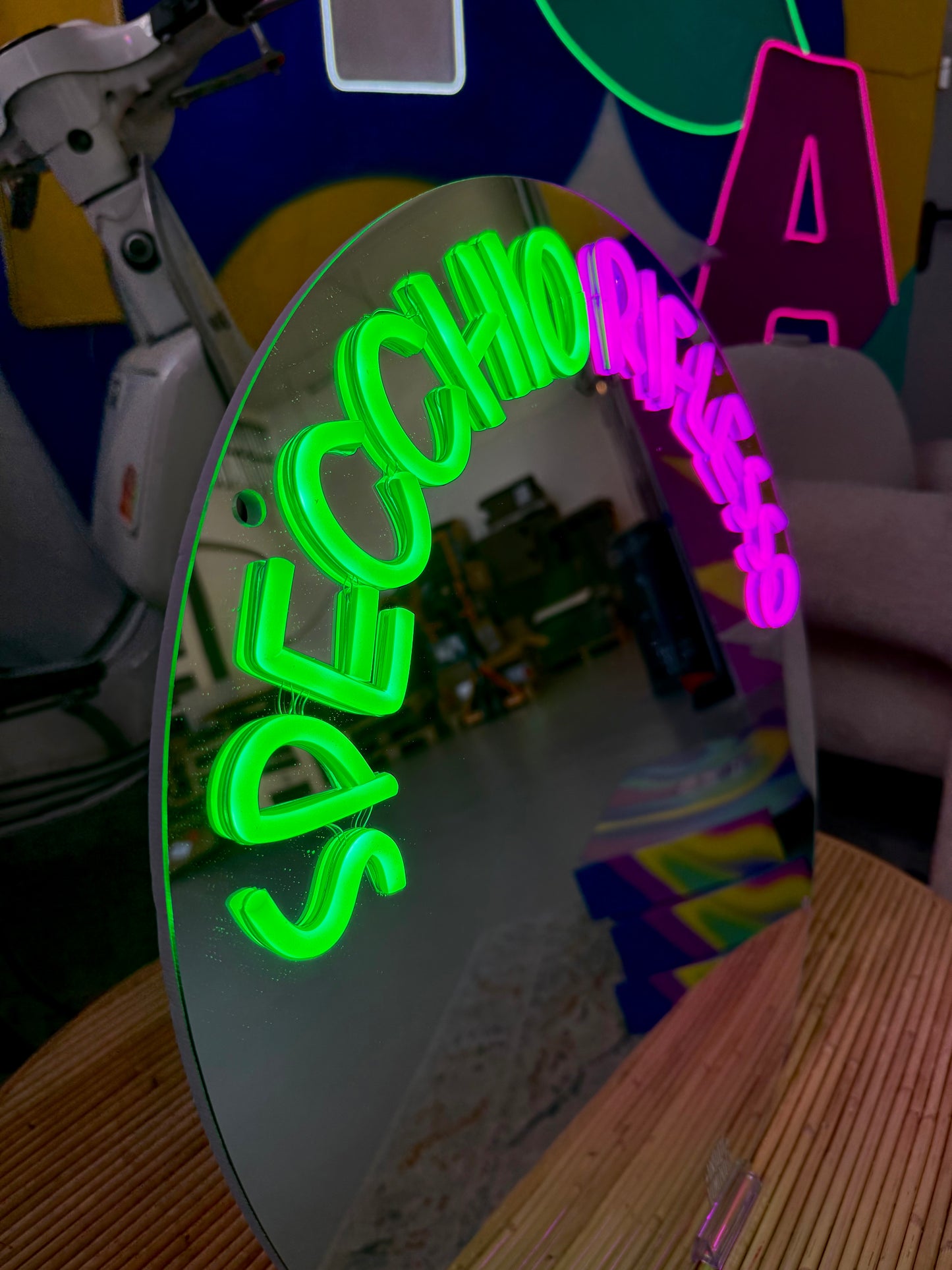 Specchio luminoso "SPECCHIO RIFLESSO"