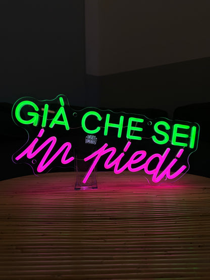 GIÀ CHE SEI IN PIEDI (graffiata)