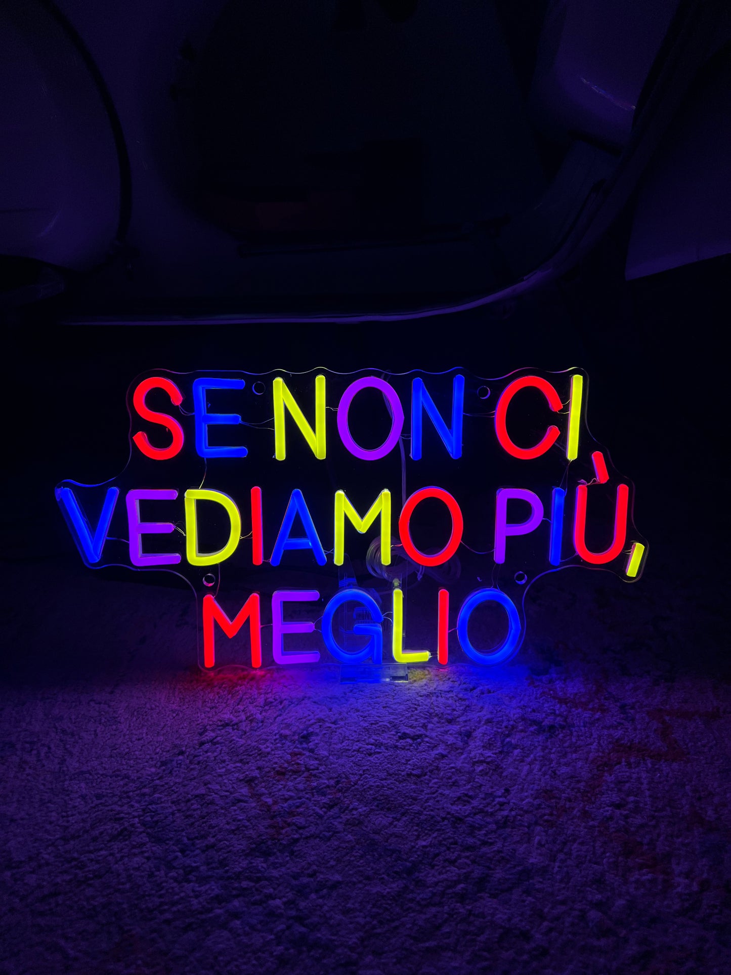 SE NON CI VEDIAMO PIÙ MEGLIO (graffiata)