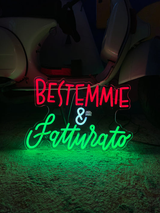 BESTEMMIE & FATTURATO (graffiata + led bruciato)