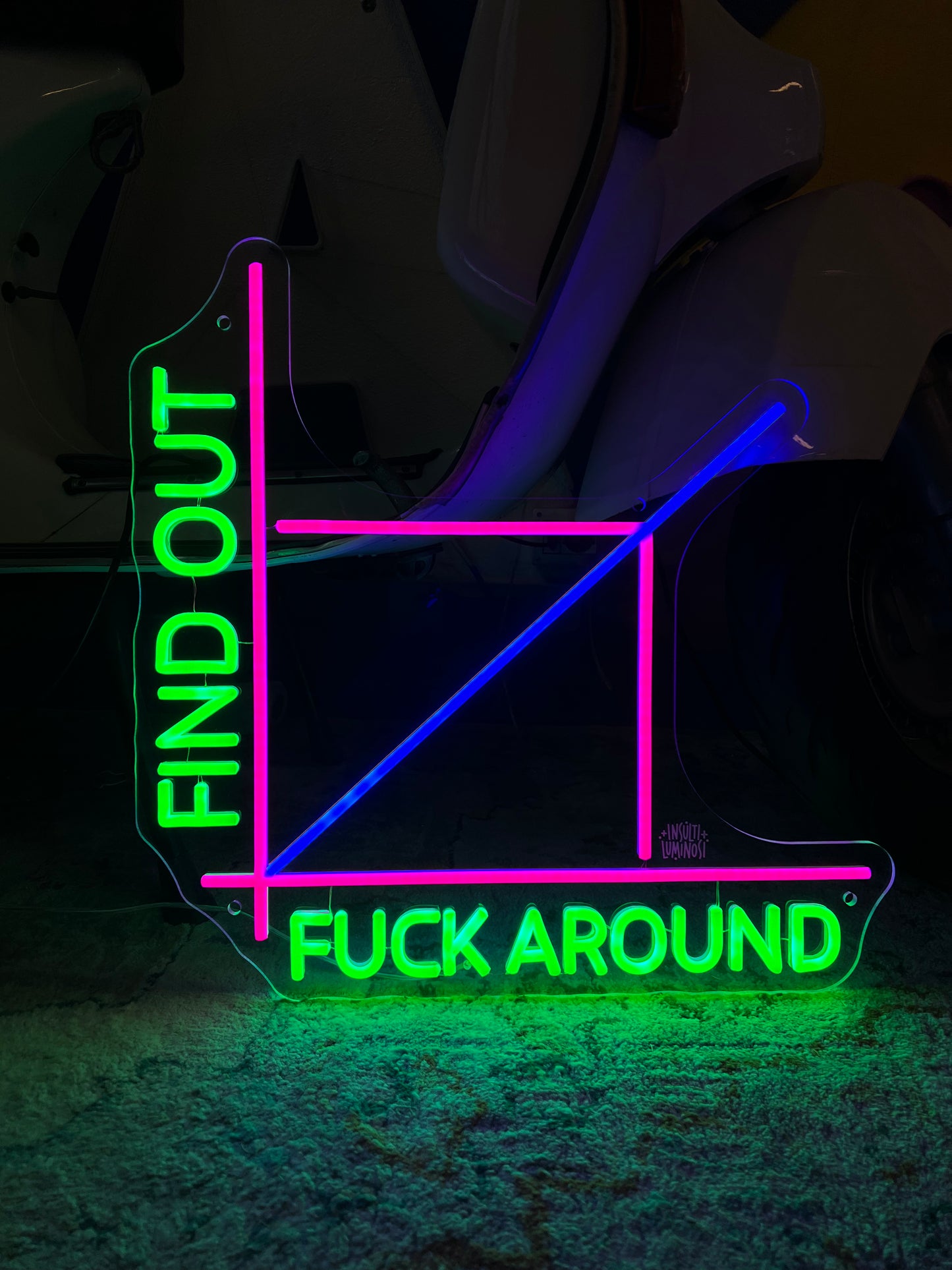 GRAFICO FUCK AROUND FIND OUT (fuori produzione)