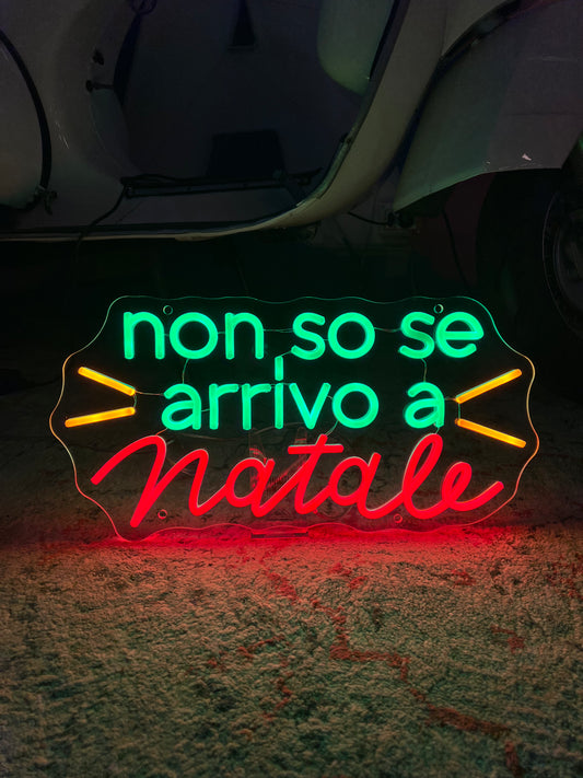 NON SO SE ARRIVO A NATALE (led bruciato)