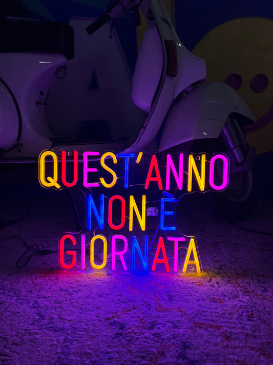 QUEST'ANNO NON È GIORNATA (led bruciato)