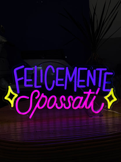 FELICEMENTE SPOSSATI (graffiata + led bruciato)