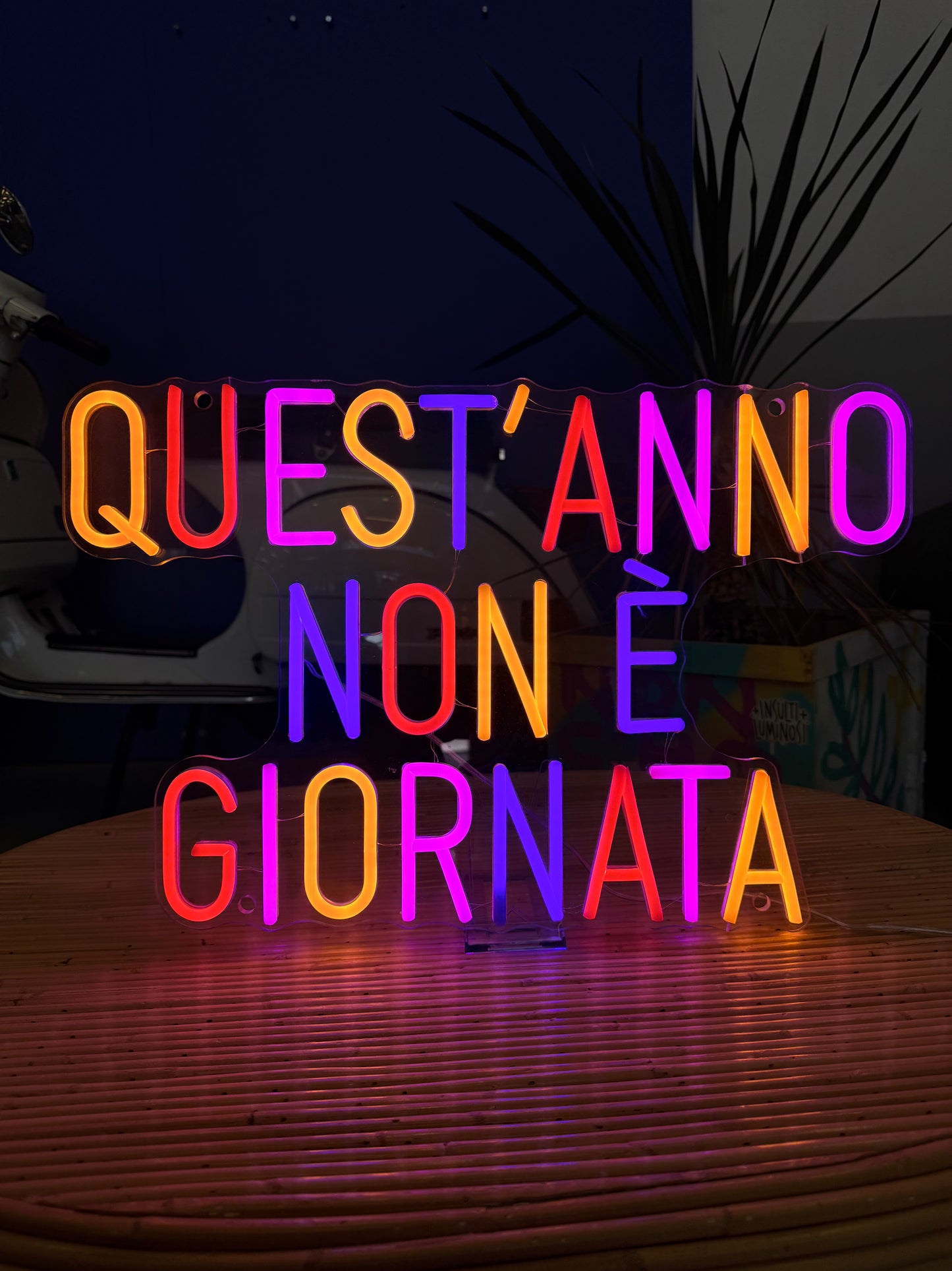 QUEST'ANNO NON È GIORNATA (graffiata + led bruciato)
