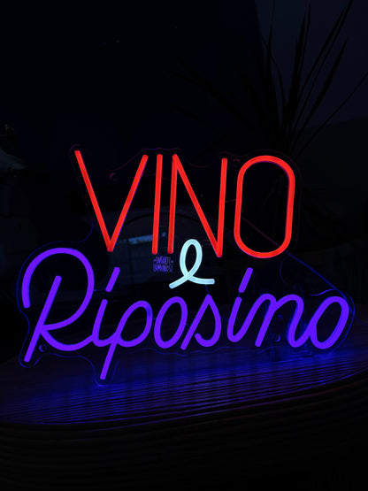 VINO E RIPOSINO (led bruciato)