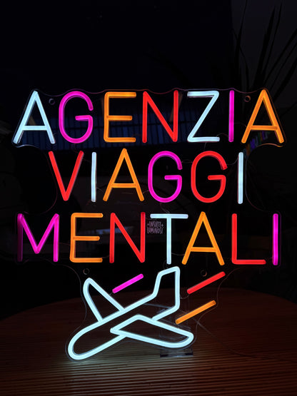 AGENZIA VIAGGI MENTALI (led bruciato)
