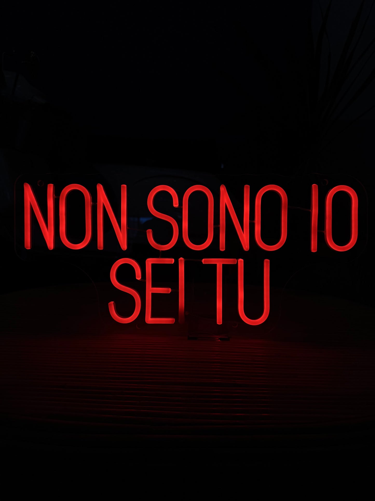 NON SONO IO SEI TU (led bruciato)