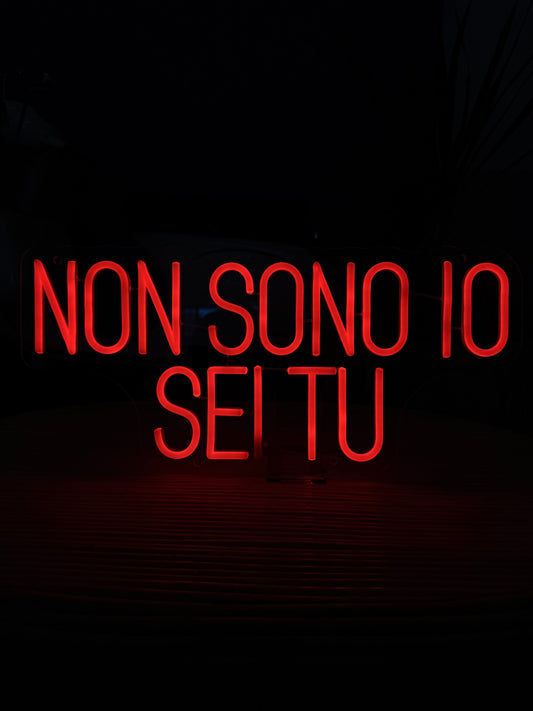 NON SONO IO SEI TU (led bruciato)