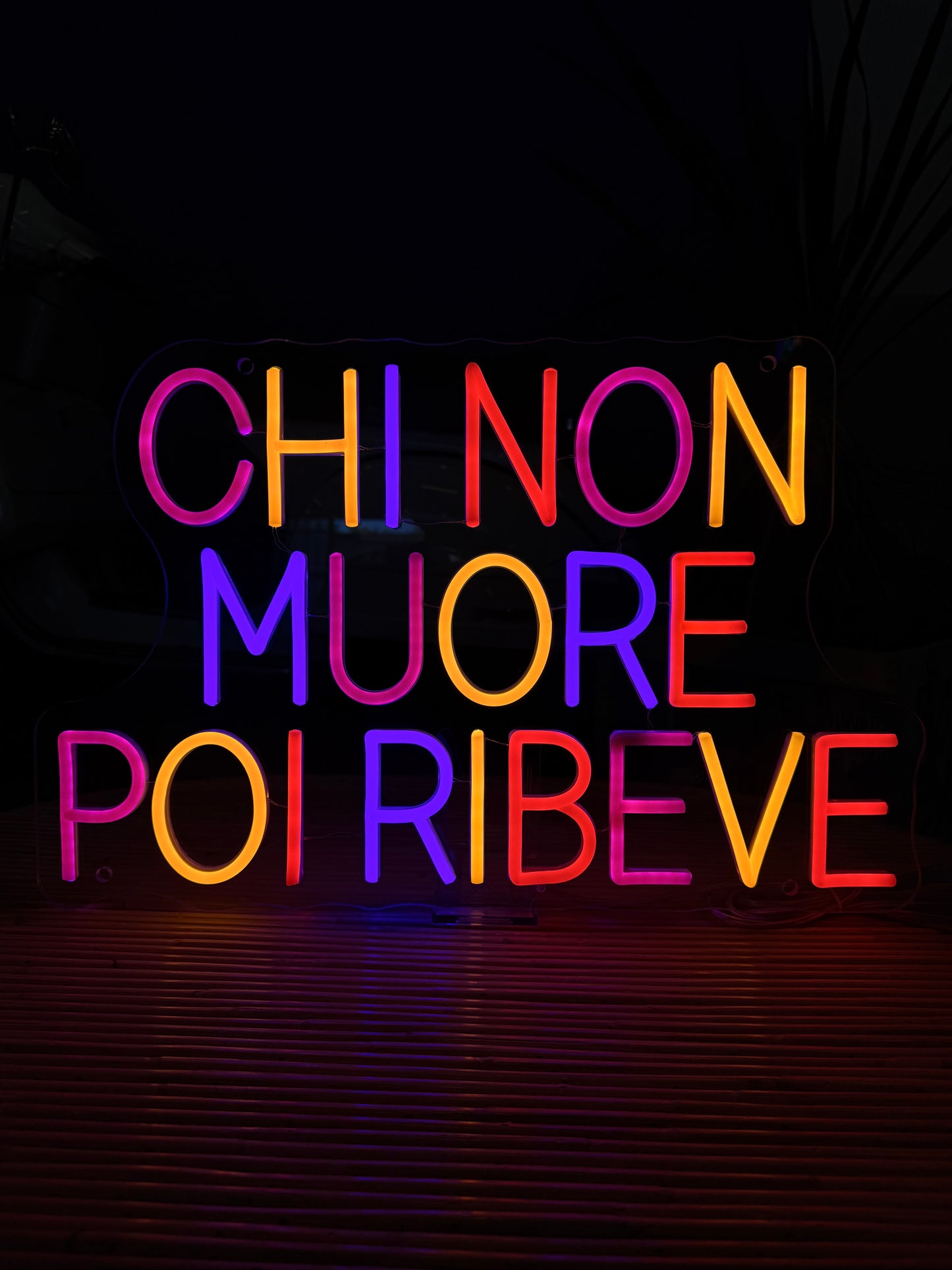 CHI NON MUORE POI RIBEVE (led bruciato)