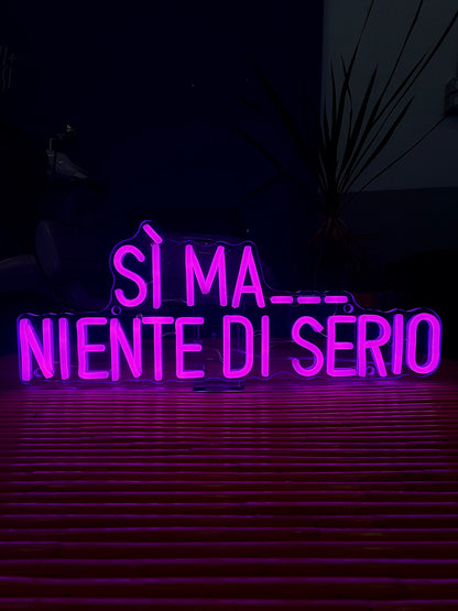 SI MA... NIENTE DI SERIO (graffiata)