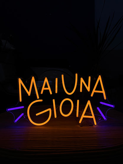 MAI UNA GIOIA (graffiata)