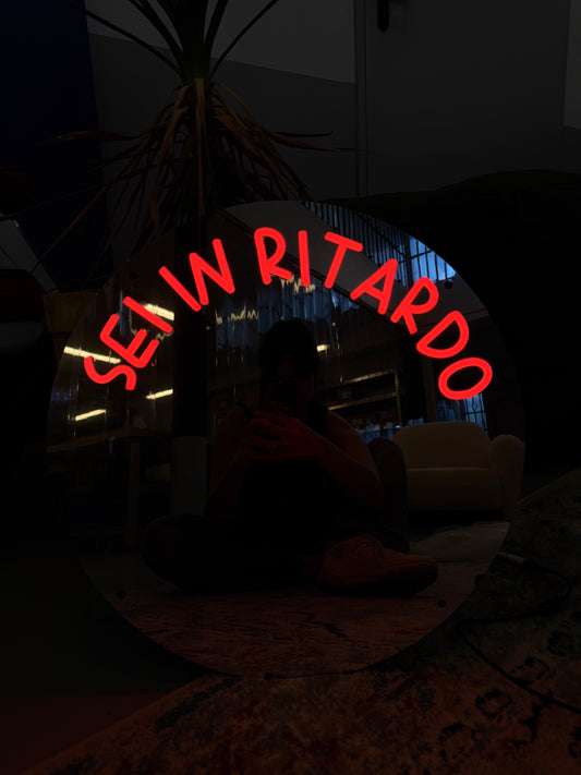 Specchio SEI IN RITARDO (ammaccato)