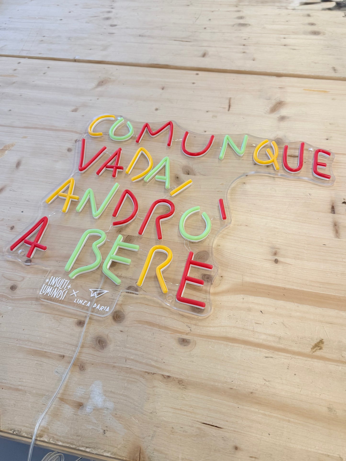 COMUNQUE VADA ANDRÒ A BERE (specialissima)