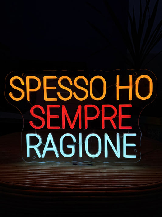 SPESSO HO SEMPRE RAGIONE (d'epoca)