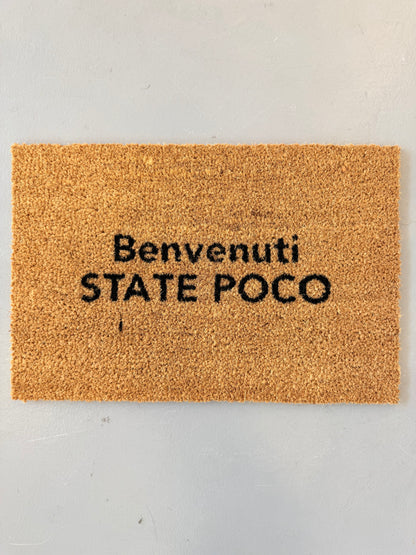 Zerbino "Benvenuti STATE POCO" (macchiato)