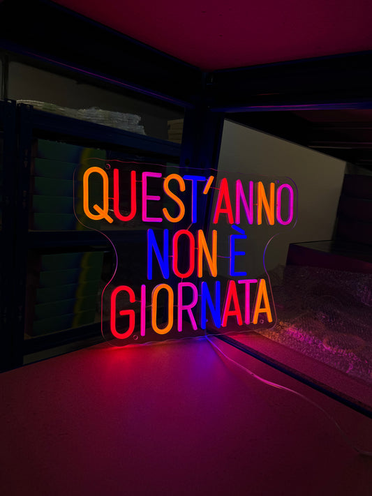 QUEST'ANNO NON E' GIORNATA (risorta)