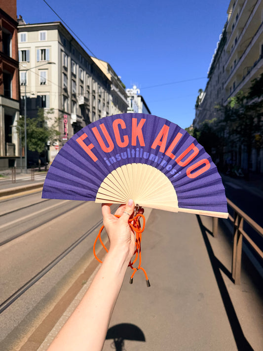 Ventaglio "FUCK ALDO"