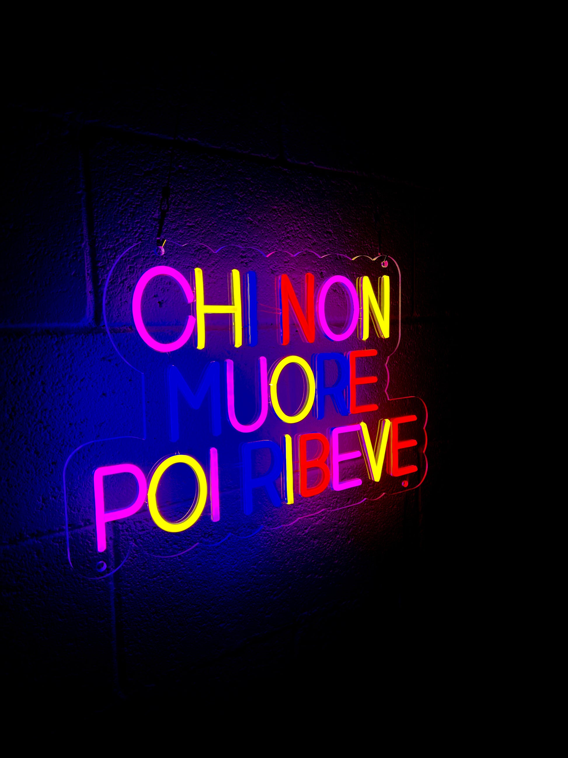 Chi Non CHI NON MUORE POI RIBEVE – Insulti Luminosi