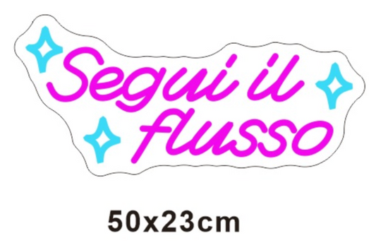 La tua scrittina Segui il flusso