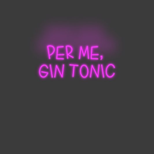 La tua scrittina per me, 
gin...