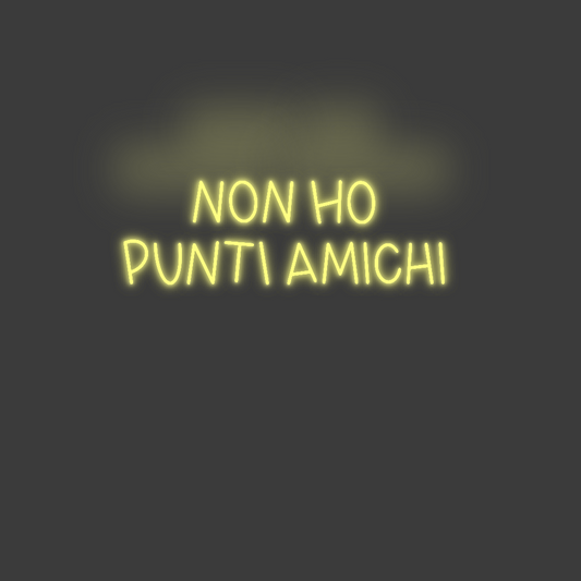 La tua scrittina NON ho 
punt...