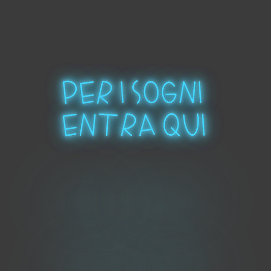 La tua scrittina PER I SOGNI 
...