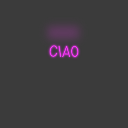 La tua scrittina ciao