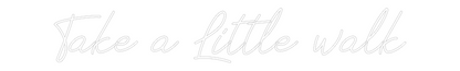 La tua scrittina Take a Little...