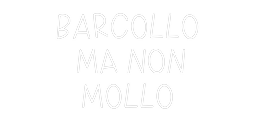 La tua scrittina Barcollo 
MA...