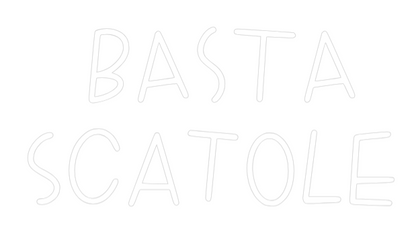 La tua scrittina BASTA
scatole