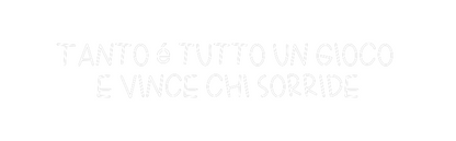 La tua scrittina Tanto é tutto...