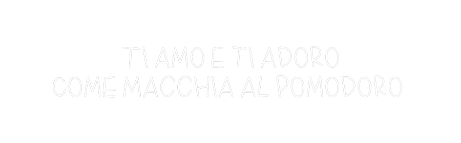 La tua scrittina Ti amo e ti a...