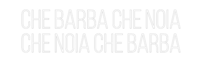 La tua scrittina CHE BARBA CHE...