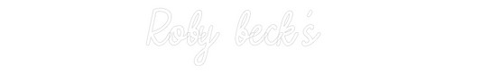 La tua scrittina Roby beck’s