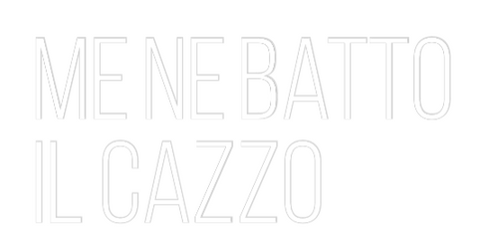 La tua scrittina me ne batto 
...