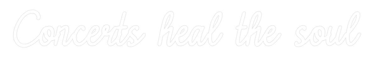 La tua scrittina Concerts heal...