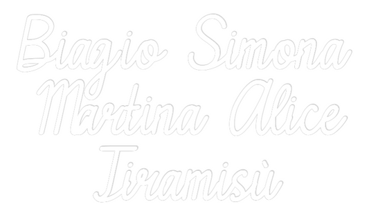 La tua scrittina Biagio Simona...