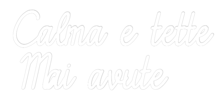 La tua scrittina Calma e tette...